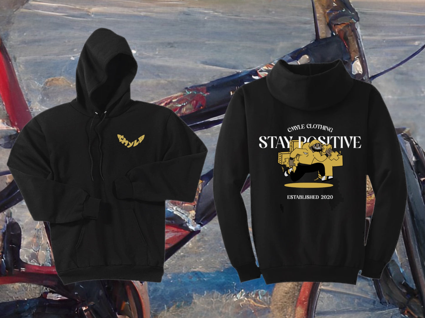 Cmyle Running Man Hoodie